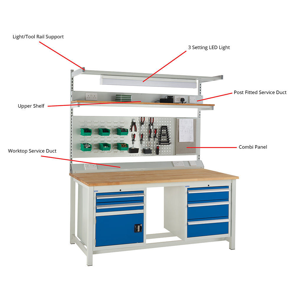 EuroSlide SuperBench – Industrial Modular Workbench UK – Engineered ...