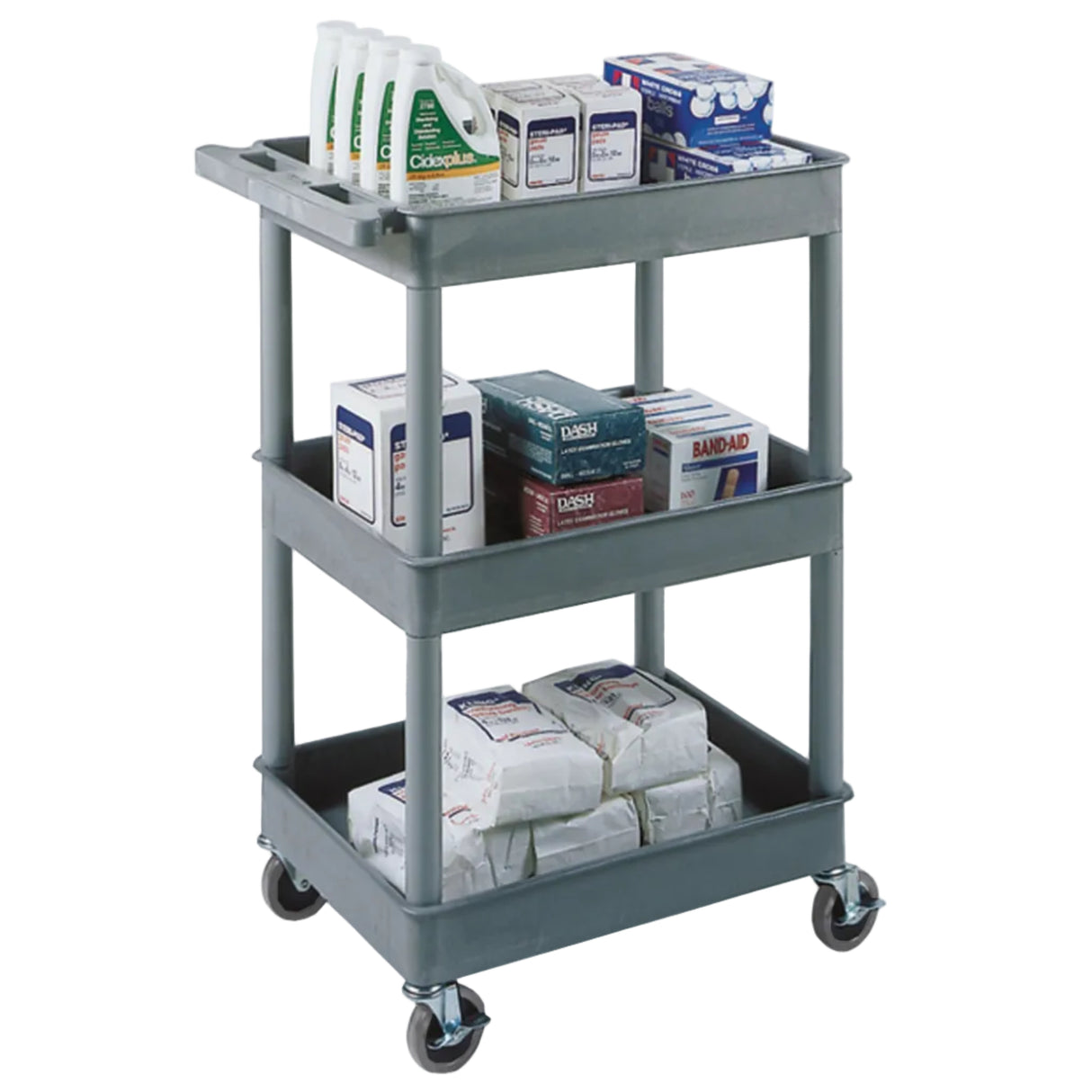 Deep Tray Plastic Trolley