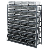 Galvanised Bin Racks - 8 Shelves