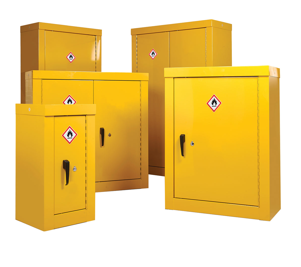 Hazardous Substance Security Cupboards - Yellow