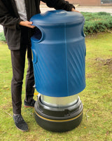 Outdoor Hooded Top Litter Bin