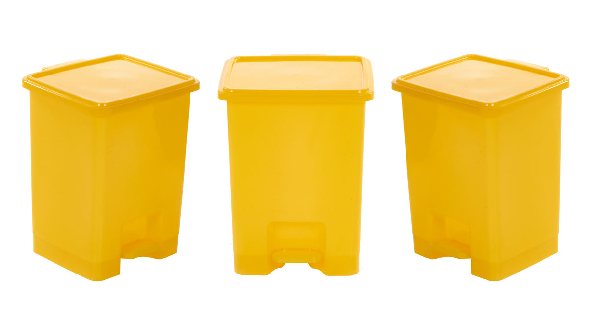 15L Pedal Bins - Set of 3
