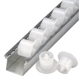 Flanged plastic Heavy Duty Roller Tracks