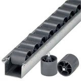 Light Duty Roller Tracks - Steel spindle cylindrical rollers