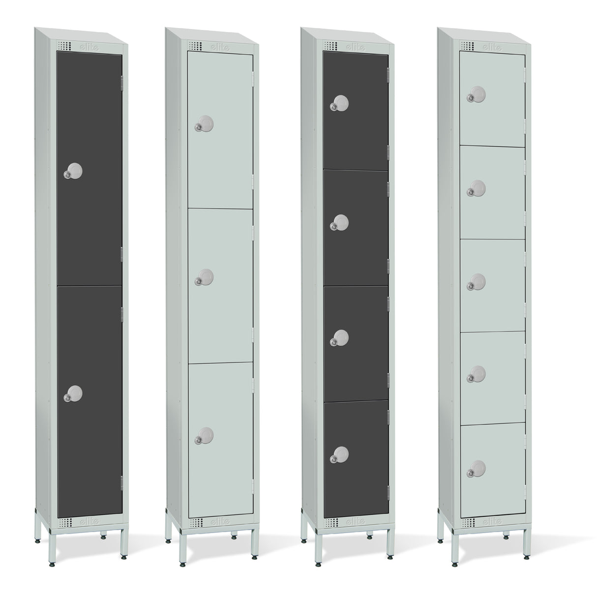 Lockers with Sloping Tops & Stands