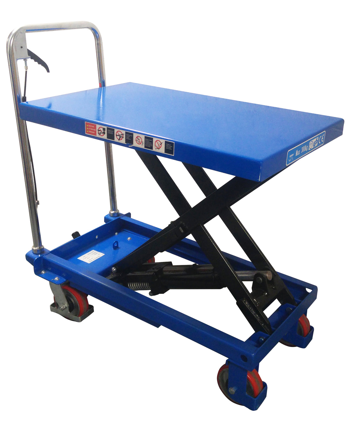 Scissor Lift Tables - Single Scissor Winch Operated Lift Table
