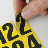 Numbers & Letters - Self-adhesive vinyl label