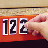 Numbers & Letters - Self-adhesive vinyl label