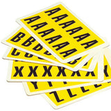 Numbers & Letters - Self-adhesive vinyl label