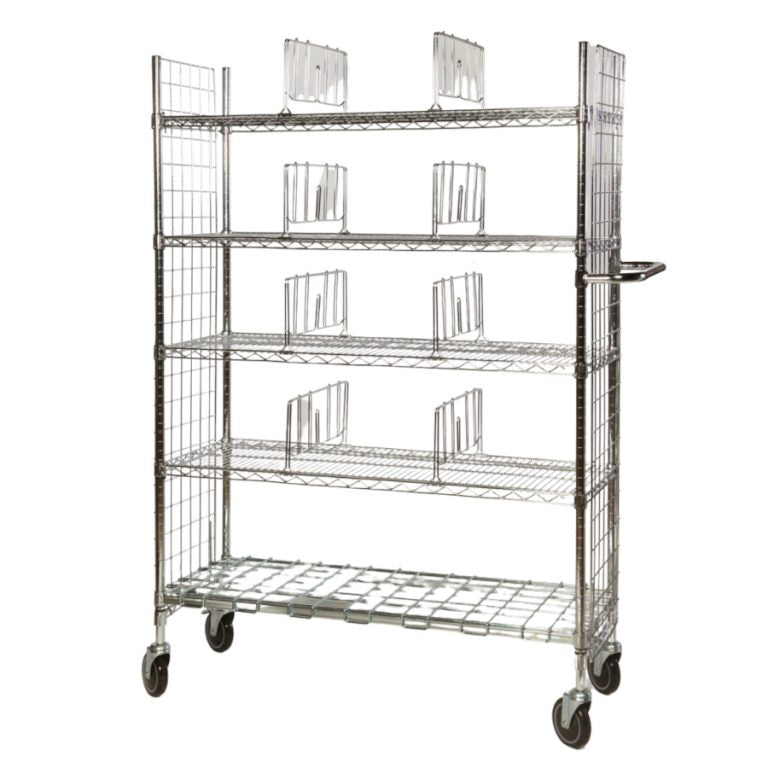 Chrome Order Picking Trolleys