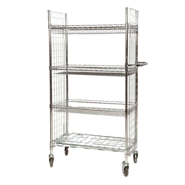 Chrome Order Picking Trolleys