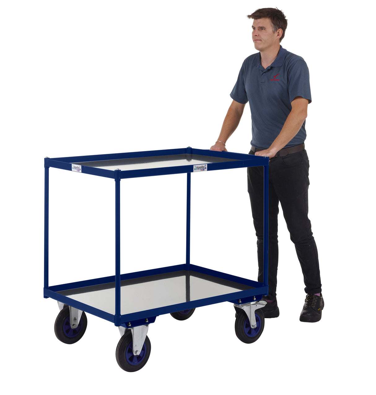 Heavy Duty Shelf Trolleys -  1000 x 700 mm Platform Size