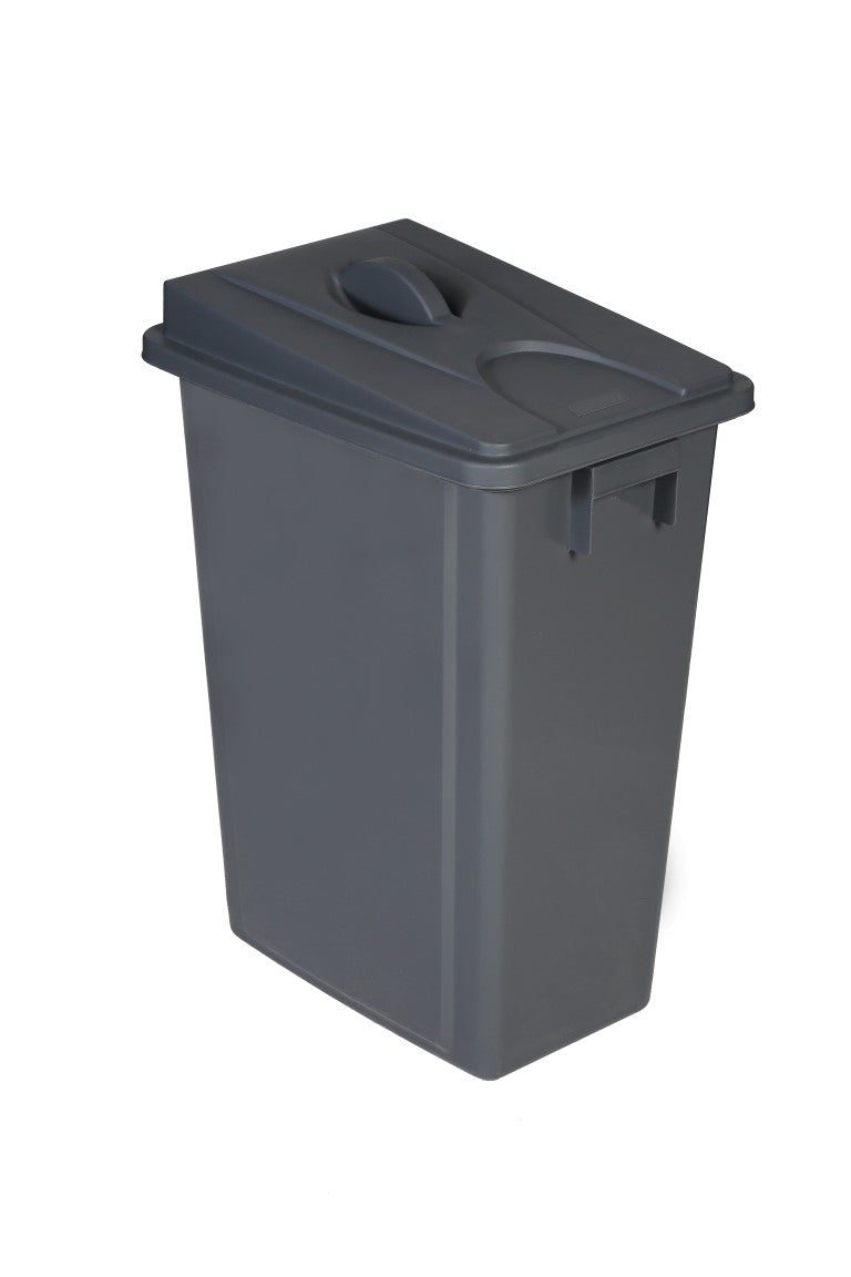 Recycling Waste Bins with Lid Options - 60L Bins