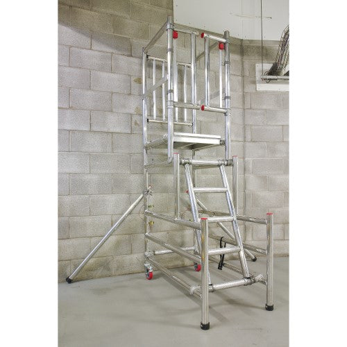 Podium Steps in Use