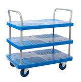 Blue Platform & Shelf Trolleys