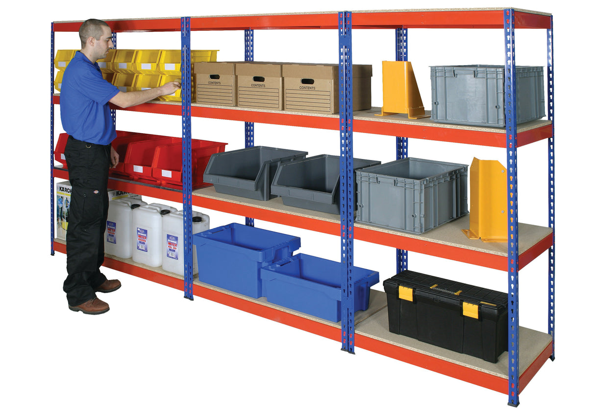 Rivet Racking -  4 Shelf Level Units - 500Kg