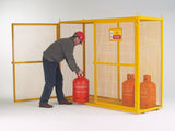 Heavy Duty Security Cages -  Powder Coated Yellow