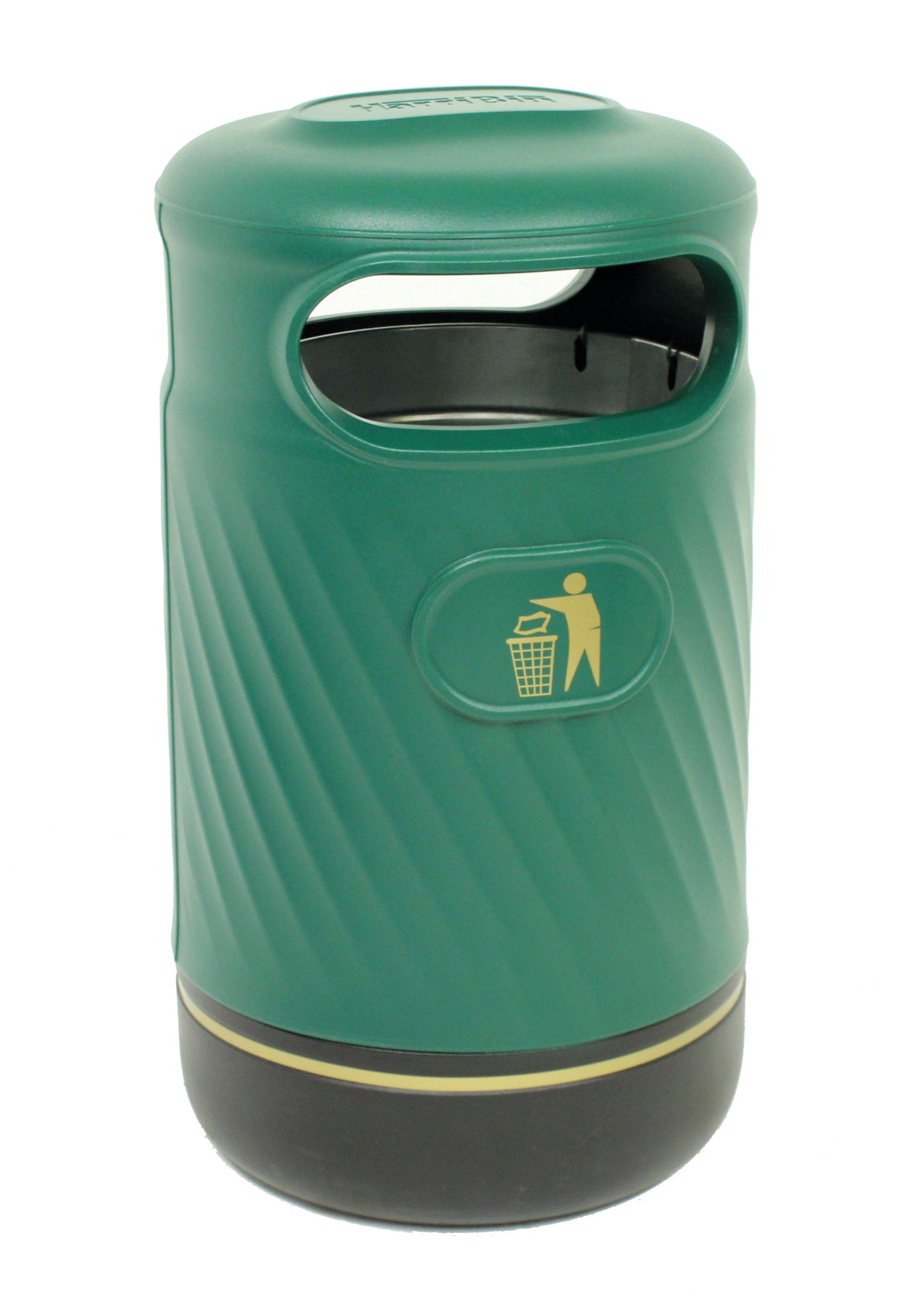 Outdoor Hooded Top Litter Bin