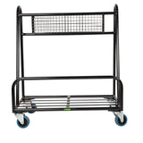 Sheet Material & Board Trolley With Basket