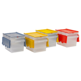 Clear Polypropylene Hinged Lid Container