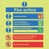 Photoluminescent Signs