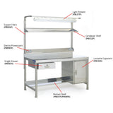 H.D. Premium Stainless Steel Workbenches