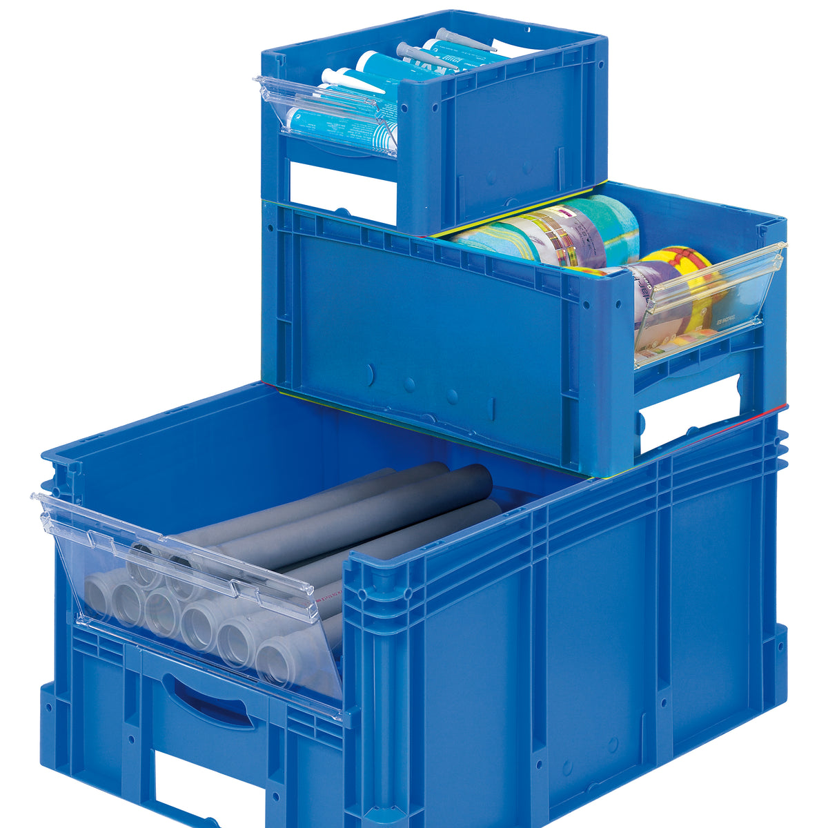 View & Pick Stacking Containers – Engineered Solutions