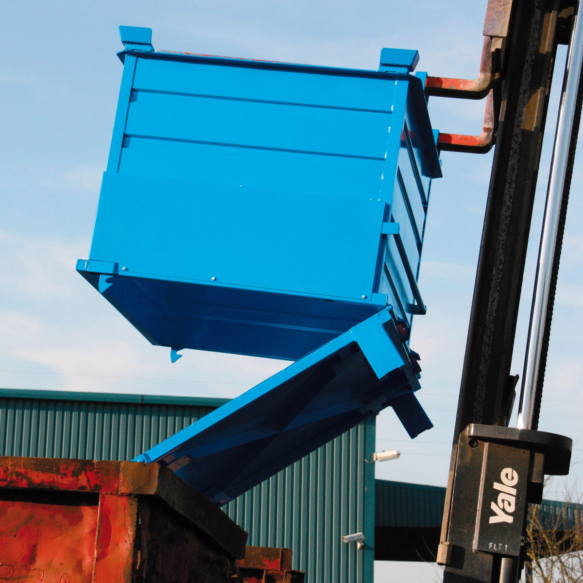 Skip Heavy Machine Heavy Duty Bottom Emptying Skip – Engineered Solutions