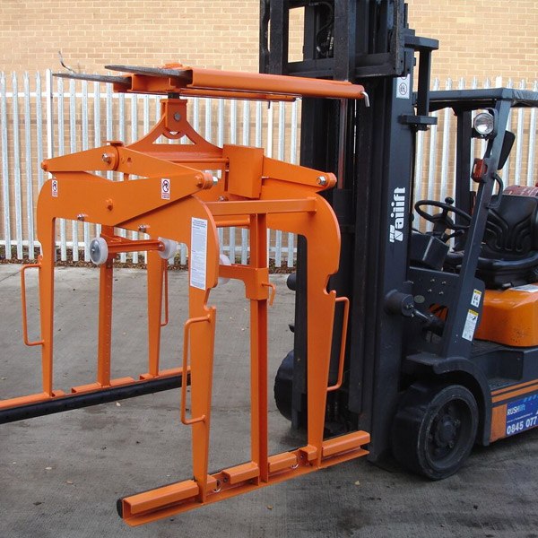 Standard Mechanical Block Grab for Forklift | Brick & Block Handling UK ...