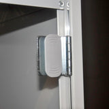 Clear Perspex Door Lockers Close Up