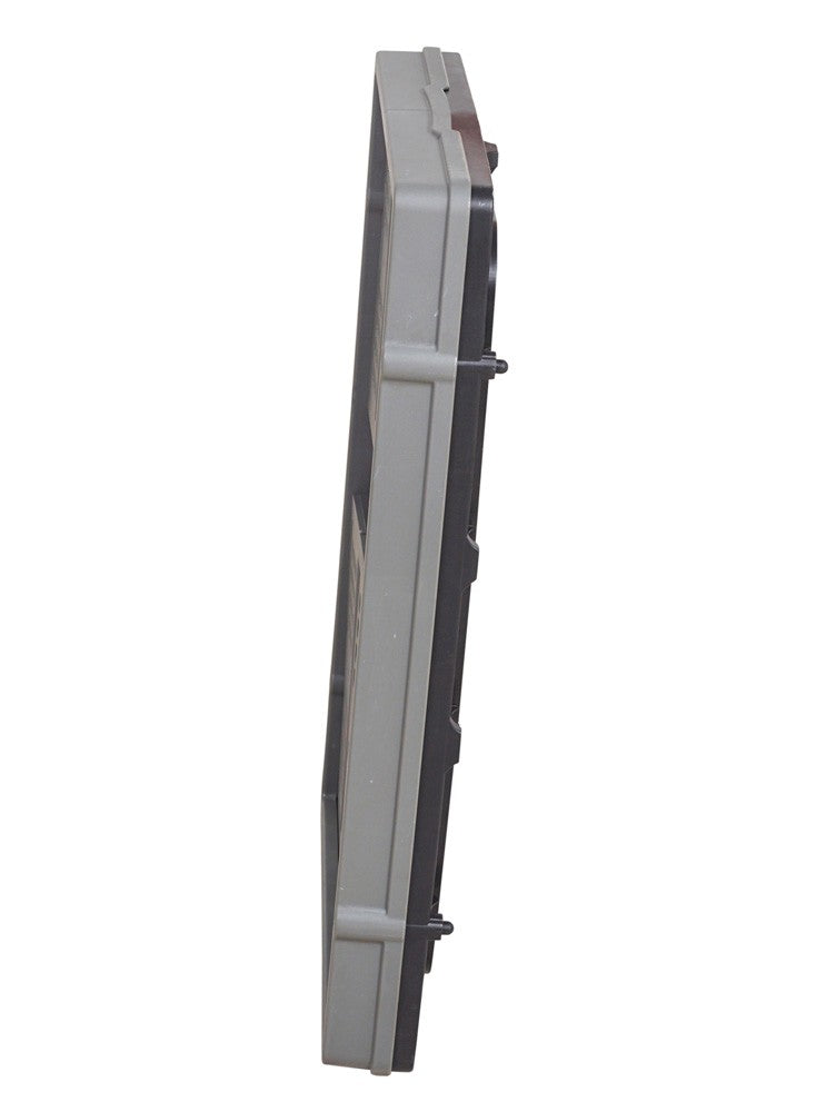 Foldaway Plastic Platform Trolley Basket - Folded