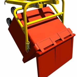 Large Fork Mounted Wheelie Bin Tipper | 660–1100 L Wheelie Bin Forklift ...