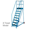 Medium Duty Lever Brake Warehouse Safety Steps