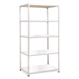Medium Duty Shelving with 5 Levels 915mm Wide grey melamine