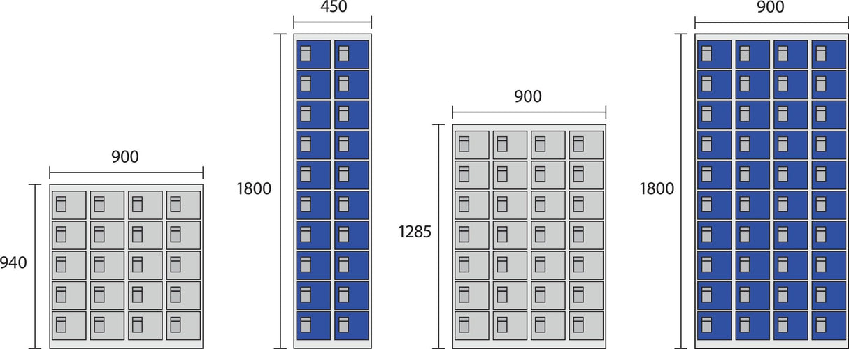 mini lockers