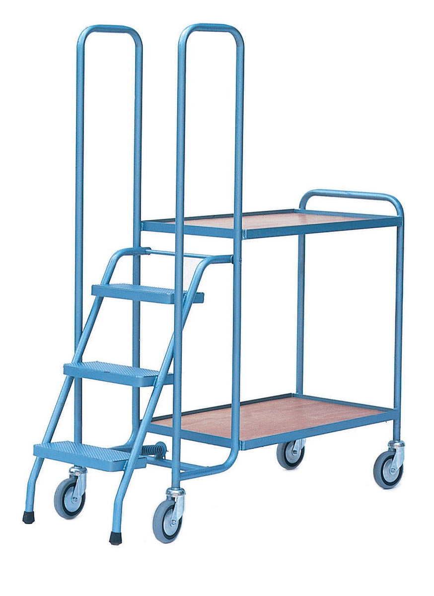 Order Picking Trolley with Steps – Engineered Solutions