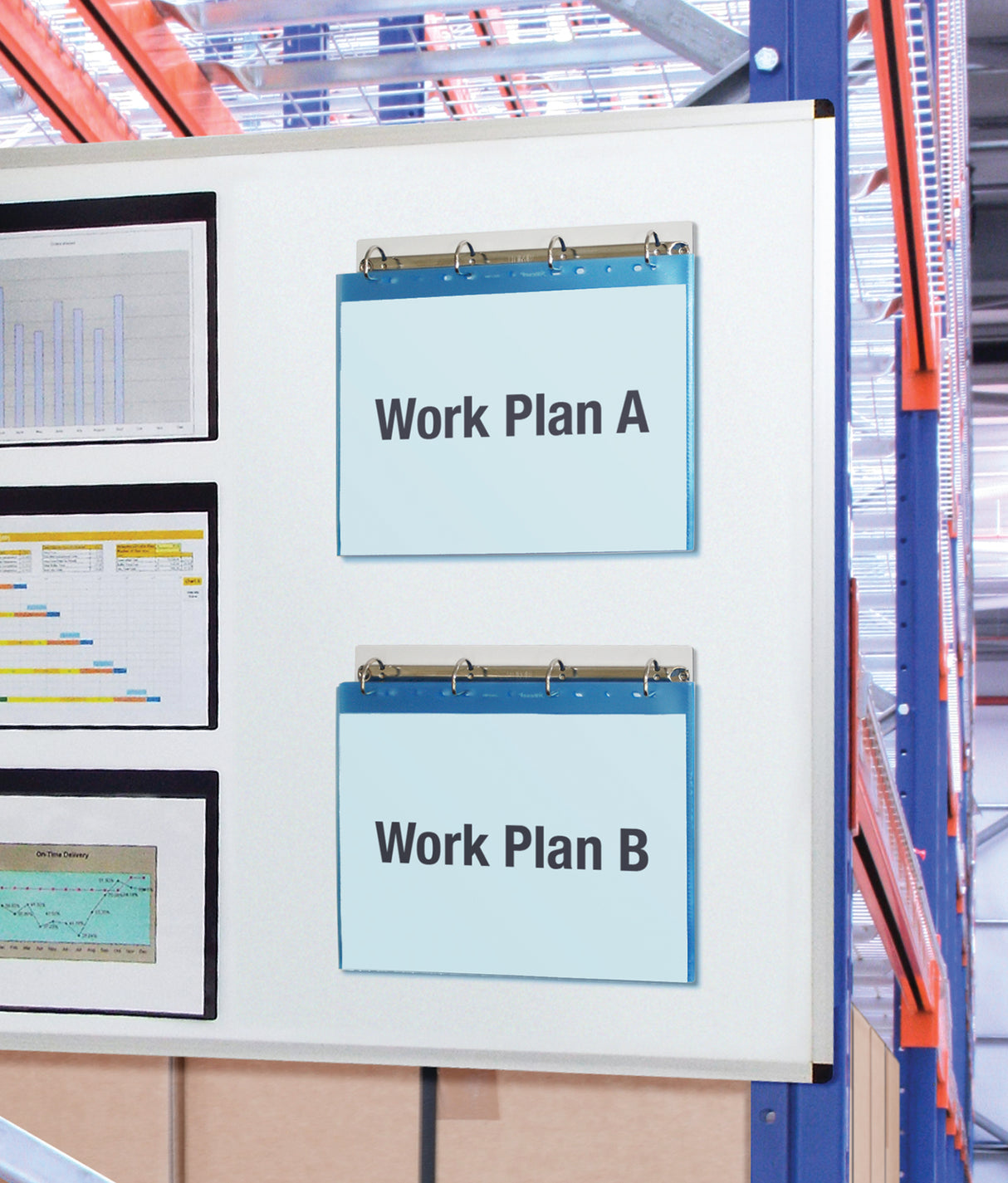 Magnetic or Self-adhesive Ring Binders