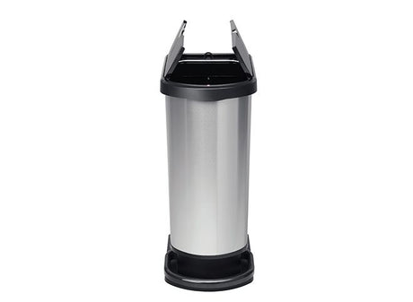 pedal bin with butterfly lid