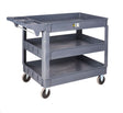 plastic service trolley 3 trays