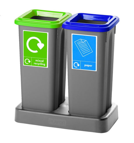recycling bin stand