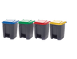 recycling pedal bins