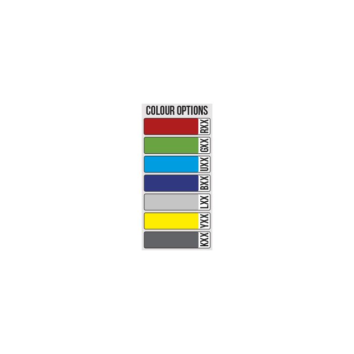 standard lockers colours