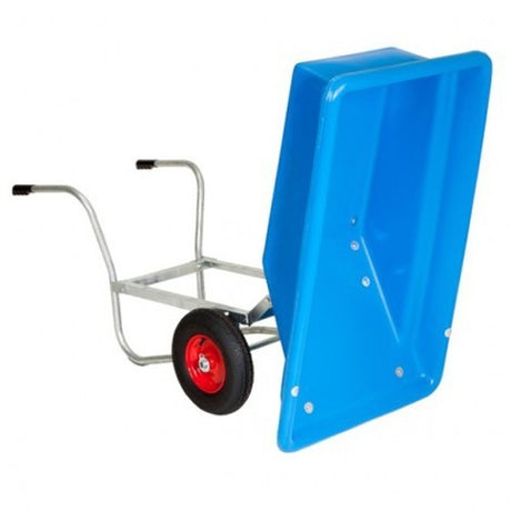 Blue Tipping Wheelbarrow