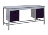 Utility Workbench with Triple Drawer & Single Cupboard
