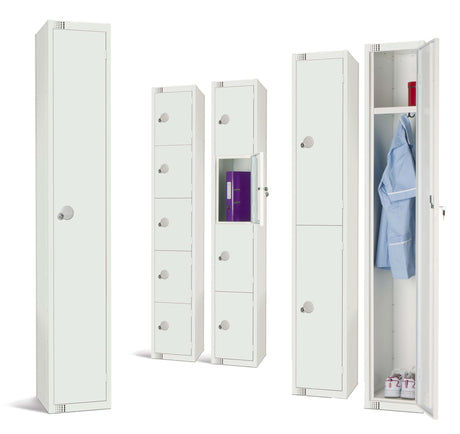 white lockers